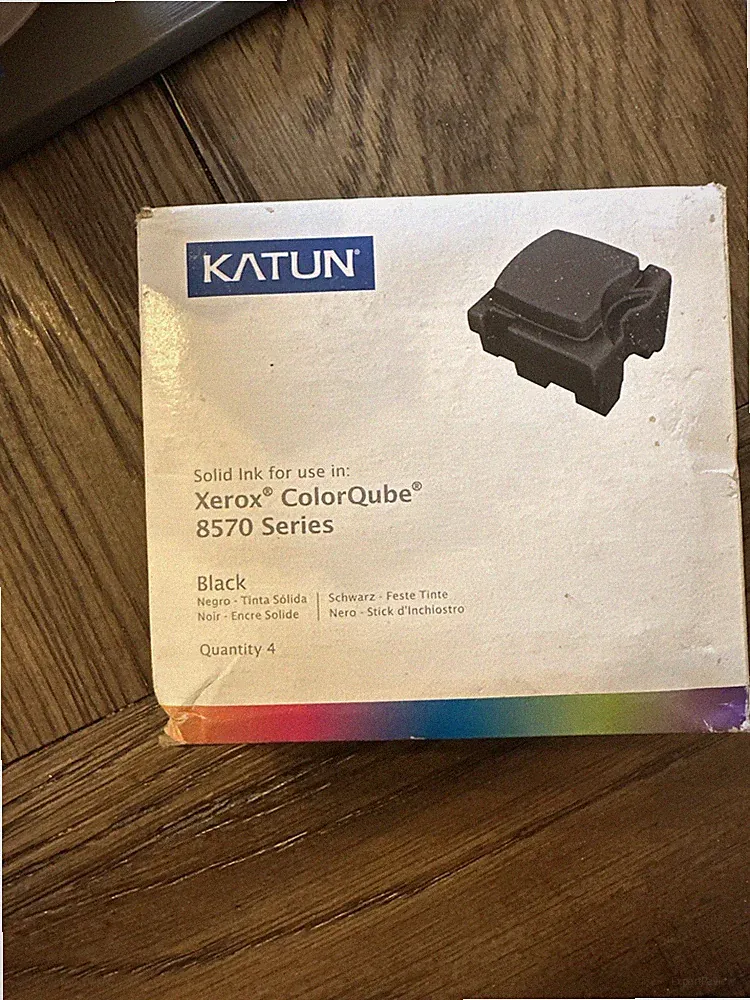 4 pack Katun Compatible Black Solid Ink for Xerox ColorQube 8570 Series