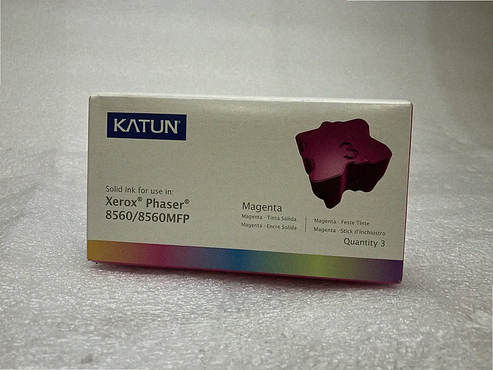 Katun brand for Xerox 8560/8560MFP Phaser Cartridges Magenta 108R00724 lot of 5