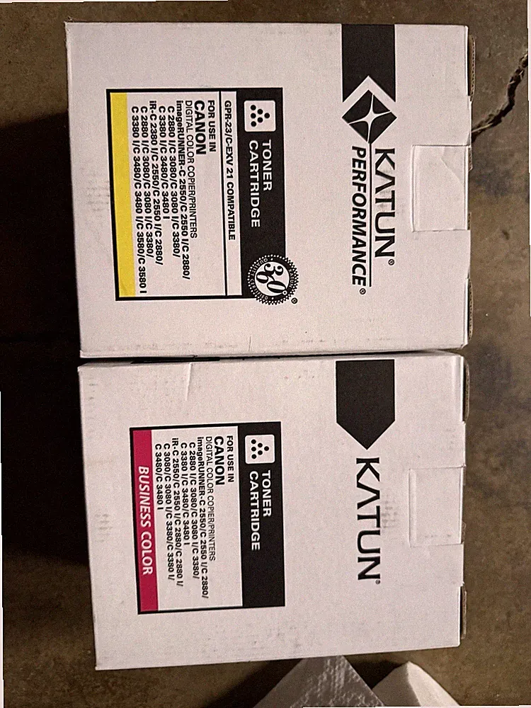 Katun For Canon GPR-23 /CXV 21 Compatibility Toner. MAGENTA AND YELLOW