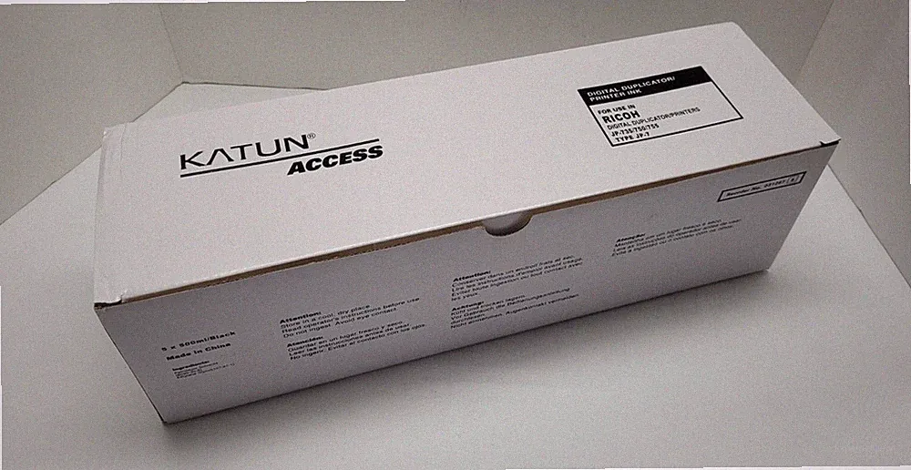 Katun Ricoh JP-7 JP735 JP750 JP755 (500ml x 5) BLACK 5 Pack Printer Ink