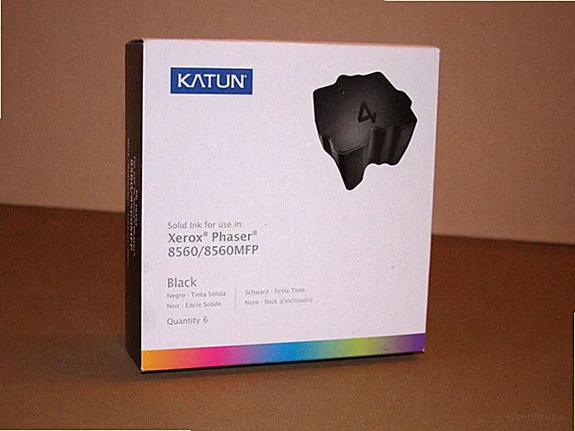 Katun Xerox Phaser Black Ink 8560 MFP - New Genuine 6 Cubes 39393