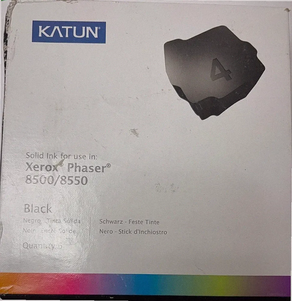 New Katun for Xerox Phaser 8500 / 8550 Black Solid Ink Cartridges In Box