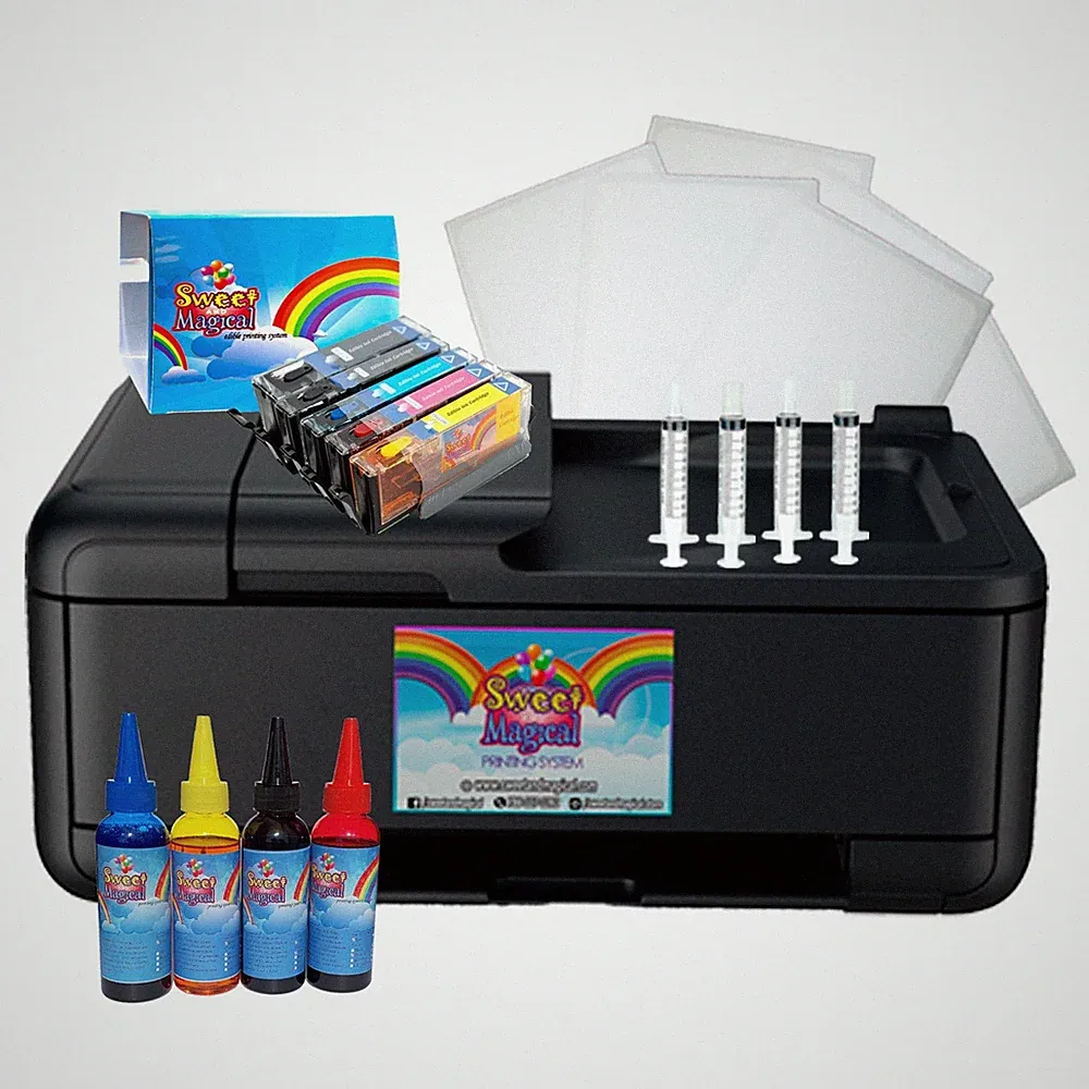 ULTIMATE EDIBLE PRINTER BUNDLE EDIBLE INK AND EDIBLE PAPER USES 280 281INK 2026